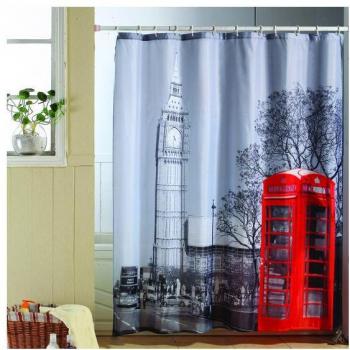 Cortina de baño MSV Londres 180x200 cm