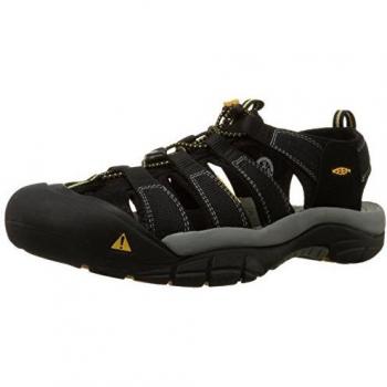 Keen Newport H2 Men's Water Sandal with Toe Protection - Black, Size 42.5