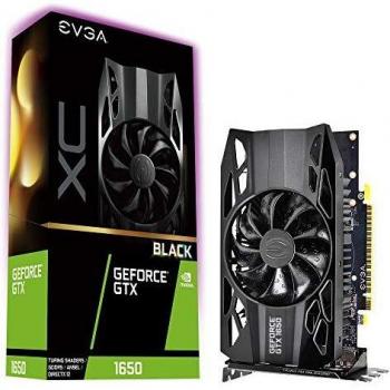 EVGA GeForce GTX 1650 XC Black Gaming, 4GB GDDR5, Placa de Vídeo Card 04G-P4-1151-KR