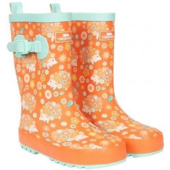 Trespass Kids Puddle Waterproof Wellington Boots - Blue/Multi - Size 13