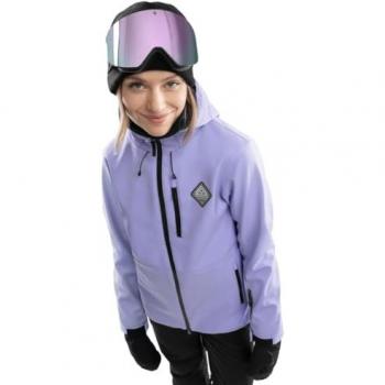 Chaqueta Softshell W2 Makalu Lavanda XS para Mujer Esquí y Snowboard