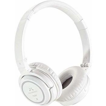 SoundMAGIC P22BT Auriculares inalámbricos con Bluetooth Auriculares internos de Audio con Aislamiento de Ruido, 19 Horas de Tiempo de Funcionamiento, para Correr/Trotar - Blanco