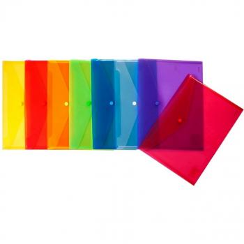 Grafoplás 04871235－Carpeta sobre de plastico tamaño folio color violeta