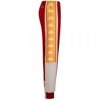 Kappa - Pantalón de chándal para mujer, color rojo, talla L
