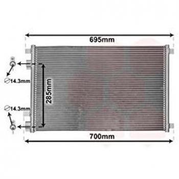 Van Wezel 43005305 condensador del sistema de climatización