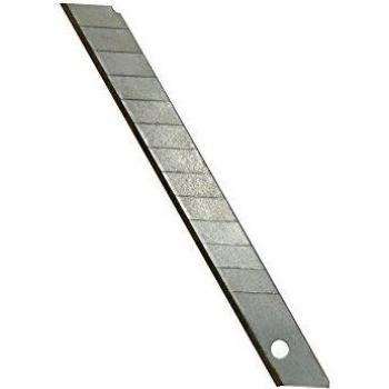 MOTA HERRAMIENTAS 39744 Hojas para Cutter C09, Paquete de 10 Unidades, Plateado, 9 Mm