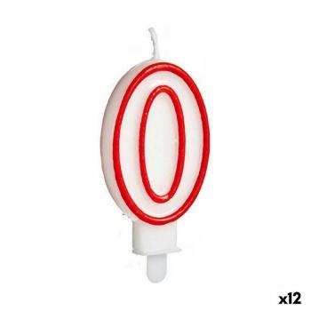 Vela de Cumpleaños Número 0 (12 Unidades)