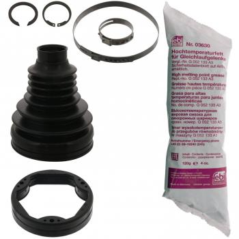 Juego de fuelles, árbol de transmisión FEBI BILSTEIN 44151 - Partes de la Transmisión, incluye fuelles de goma, anillos y abrazaderas para una instalación completa y adecuada en sistemas de transmisión