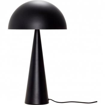 Lámpara de mesa Hubsch Interior negra 52 cm con diseño cónico