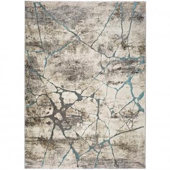 Alfombra Kael 20873 - Atticgo / UNIVERSAL XXI, diseño moderno, tamaño 160x230 cm, material de poliéster, antideslizante, fácil de limpiar y mantener