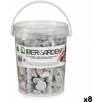 Piedras Decorativas 1,5 Kg Gris Claro (8 Unidades)