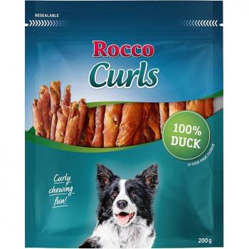 Rocco Curls Snacks para Perros - Sabor a Pato 200g