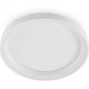 Plafón LED Arcchio Vivy, moderno, blanco, 38 cm, hecho de metal, para cocina, 1 llama