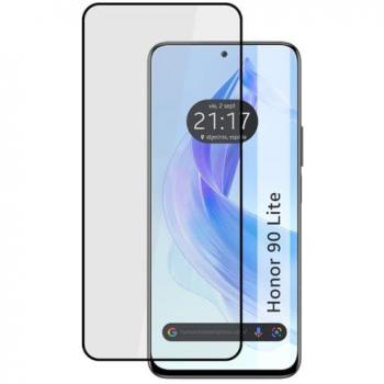 Protector Cristal Templado Completo 5D Full Glue Negro para Huawei Honor 90 Lite 5G