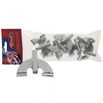 Stagg Bass Drum Claw Hooks Set (10 Pieces) - Standard Replacement Parts for Drum Shells