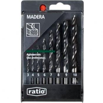 Ratio 1588H8 - Brocas Para Madera Juego 8 Ratio
