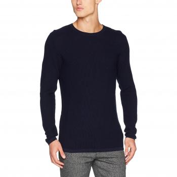 JACK & JONES PREMIUM Jprstory Knit Crew Neck Noos, Suéter para Hombre, Azul