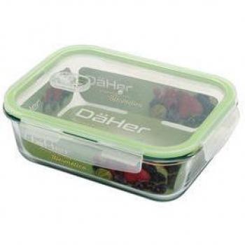 Recipiente Hermetico de Cristal Rectangular 1500ml