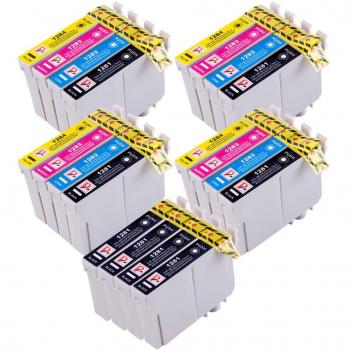 PerfectPrint Compatible Tinta Cartucho Reemplazo Para Epson Stylus S22 SX-125 130 420W 425W 445W 230 235W 445W 435W BX-305F 305FW T1285