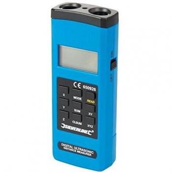 Medidor de distancias digital Silverline 0,55-15 m