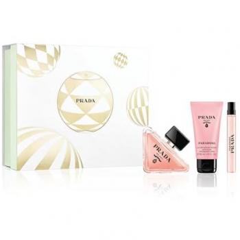 Set de Navidad Prada Paradoxe Eau De Parfum 90 ml, Tamaño Viaje 10 ml y Loción Corporal