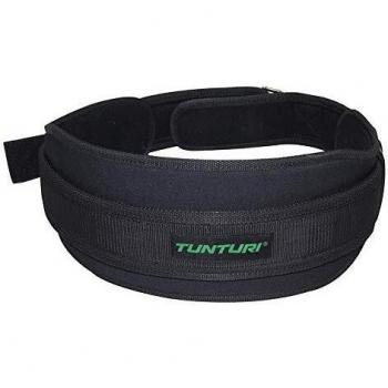 Cinturón lumbar Tunturi EVA 120 cm - Cinturón de levantamiento de pesas, color negro, longitud de 120 cm, diseñado para proporcionar soporte lumbar durante el entrenamiento