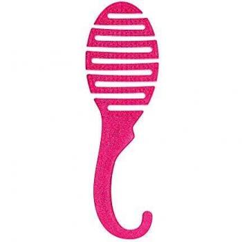 Cepillo Desenredante The Wet Brush Glitter Rosa Ducha - Cepillo Desenredante de Ducha con cerdas flexibles que desenredan sin dañar el cabello, diseño ergonómico y ligero, ideal para todo tipo de