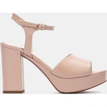 Martinelli Sandalia de Tacón con Plataforma y Pulsera al Tobillo para Mujer