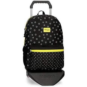 Movom Bubbles Mochila con Carro Negro 32x42x16 cms Poliéster 21.5L