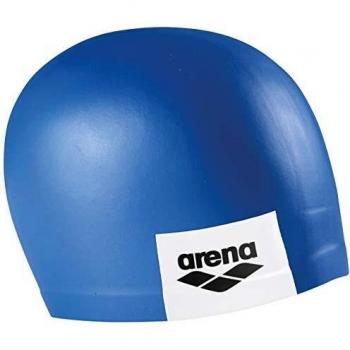 Arena Logo Moulded Swimming Cap - Navy Blue