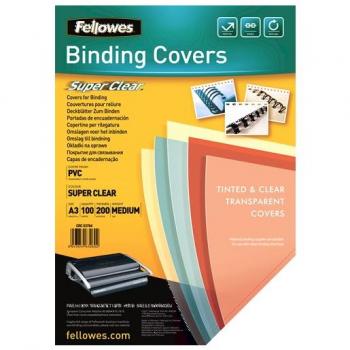Fellowes - 53764 cubierta A3 PVC Transparente 100 pieza(s)