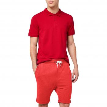 JACK & JONES Jorhouston Sweat Shorts Noos, Pantalones Cortos para Hombre, Rojo