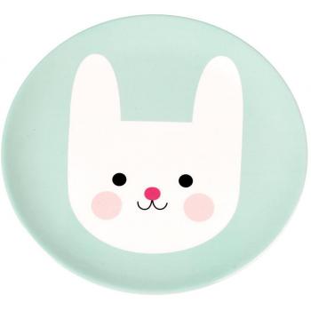 Bonnie de conejo melamina plato