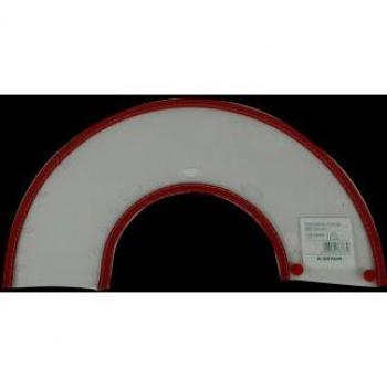 Collar Isabelino Bulldog T10 Rojo - Protección Interna y Externa