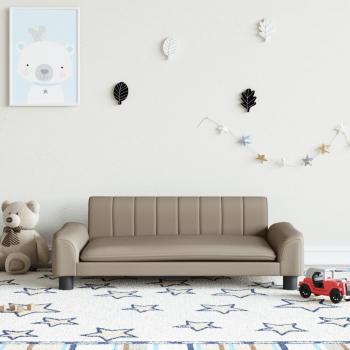 Sofá Infantil Cappuccino 90x53x30 cm en Similpelle