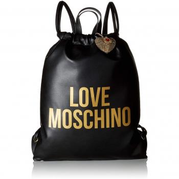 Love Moschino - Borsa Pu, Bolsos mochila Mujer, Negro