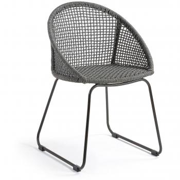 Kavehome Silla Sania, gris claro