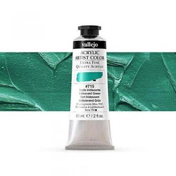 Vallejo Acrylic Artist Color 16715 Iridescent Green