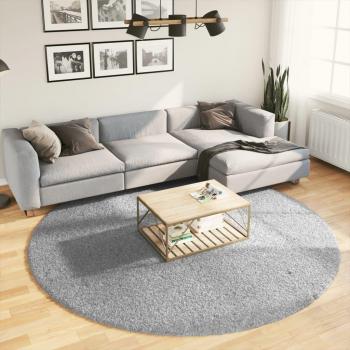 Alfombra Shaggy Modern Grey Ø 240 cm