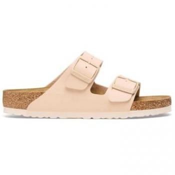 Sandalias Planas Cómodas Birkenstock Arizona Birko-Flor Beige Talla 44