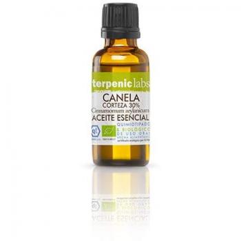 Aceite Esencial de Corteza de Canela Bio 30 ml - Terpenic, aceite esencial 100% puro y natural, obtenido por destilación al vapor de la corteza de canela, ideal para aromaterapia, con