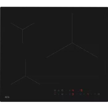 Placa de inducción AEG SaphirMatt® 60 cm TN63IV0BCT, 3 zonas con mandos independientes, color negro mate