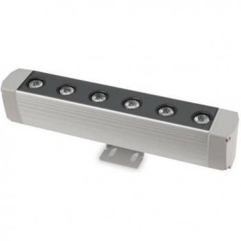 Empotrable jardín aluminio extrusionado Convert 6 bombillas 6cm - Bañador de pared pequeño para exteriores con 6 luces led IP65 - Leds-c4
