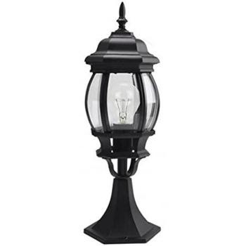 Sobremuro Exterior Aluminio Caelum Negro Ip44 Fabrilamp