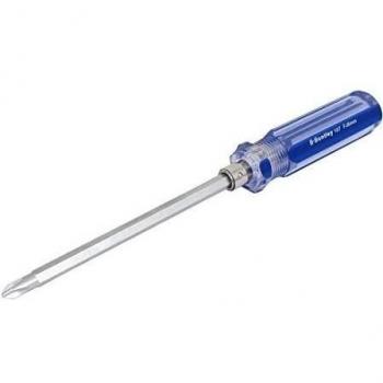 125mmx6mm Eje Hexagonal 6mm Punta CROMO VANADIO Doble Sentido Ranurado Destornillador Phillips