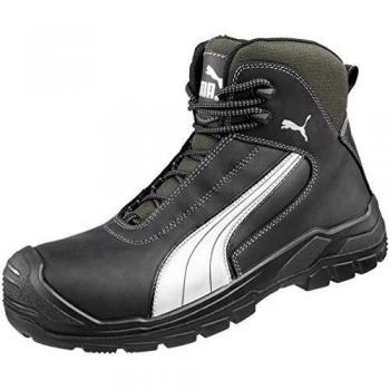 Botas de Seguridad Altas Puma Cascades Mid S3 HRO SRC Cuero Negro Talla 45