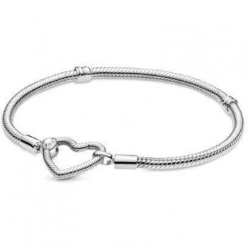 Pandora Moments - Pulsera con Cierre de Corazón