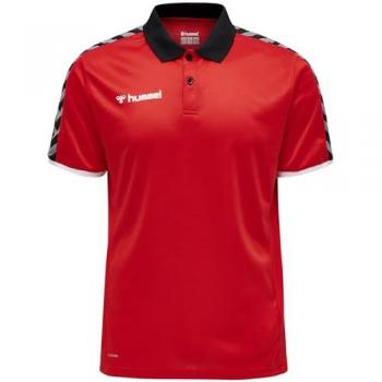 Polo Hummel hmlAUTHENTIC Functional de Manga Corta Color: True Red, Talla: 3XL