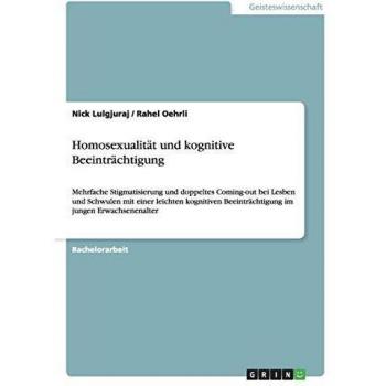 Libro Homosexualidad y Discapacidad Cognitiva