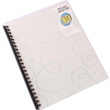 Bantex A4 Display Book with 30 Pockets - Clear